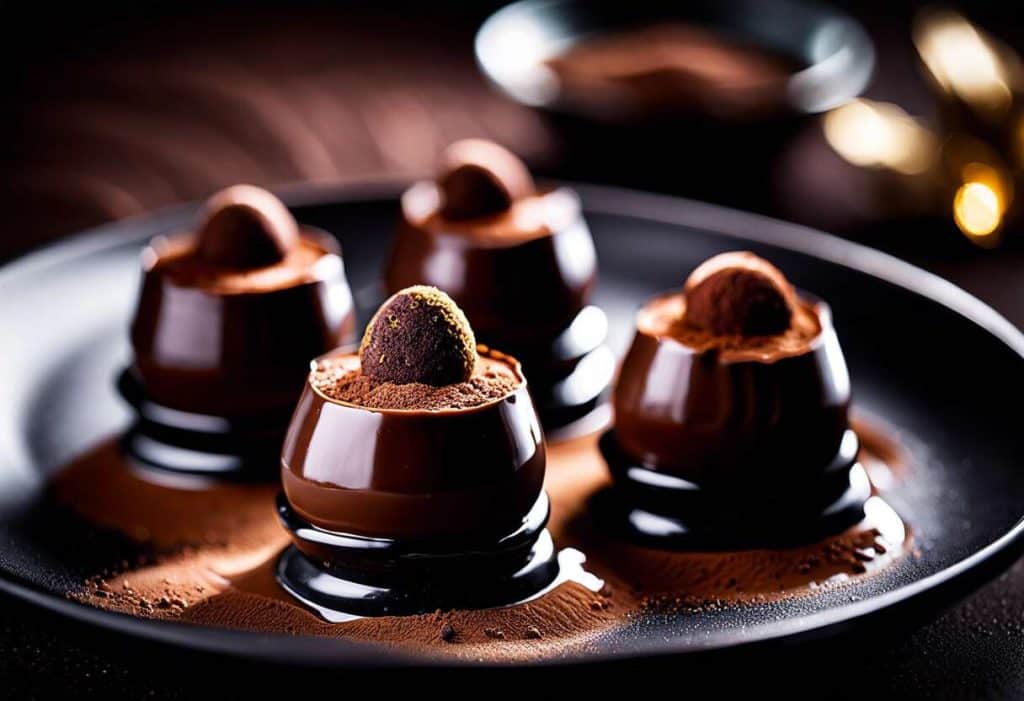 Mousses au chocolat rehaussées : l'art d'incorporer la truffe