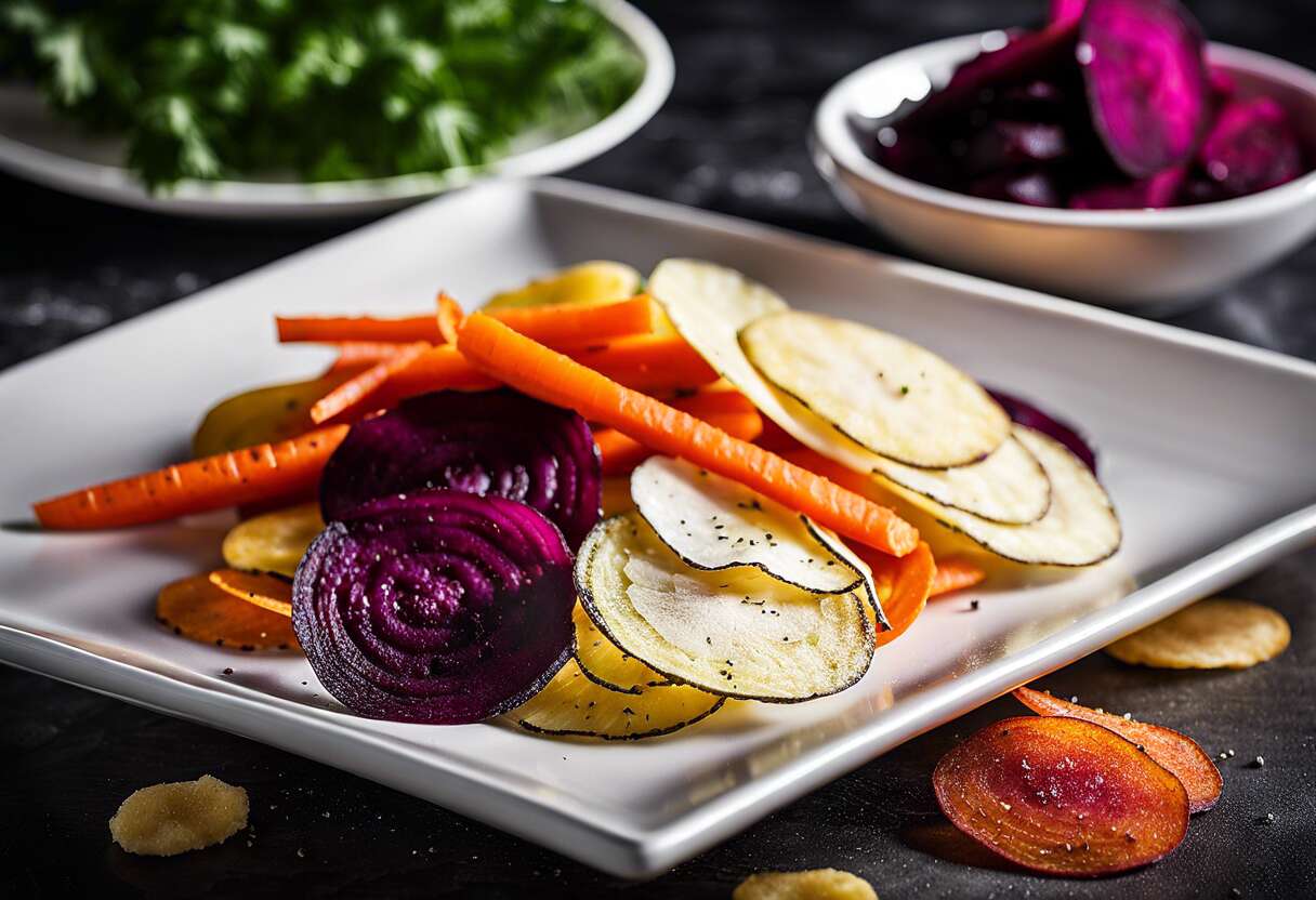 Chips de légumes et sel de truffe : l'apéritif qui change tout