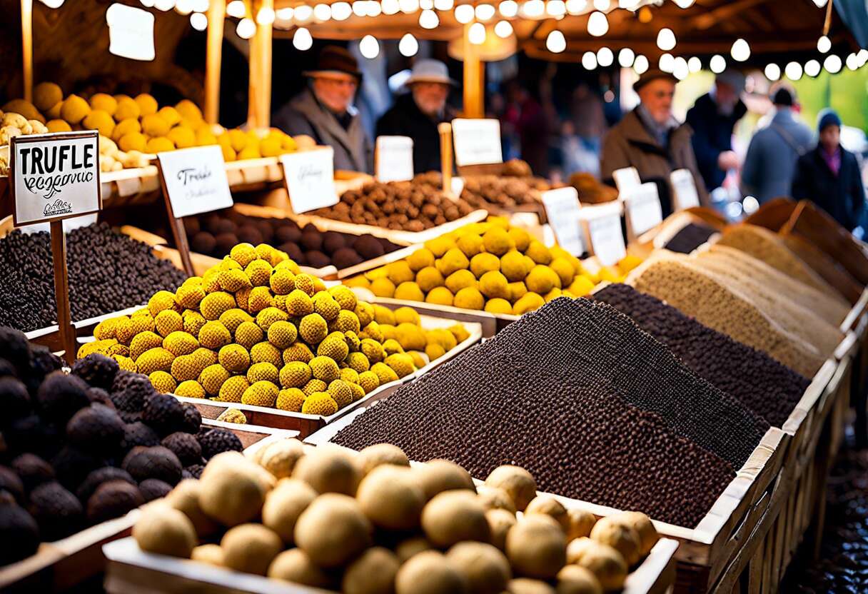 Les marchés aux truffes : entre tradition et convivialité