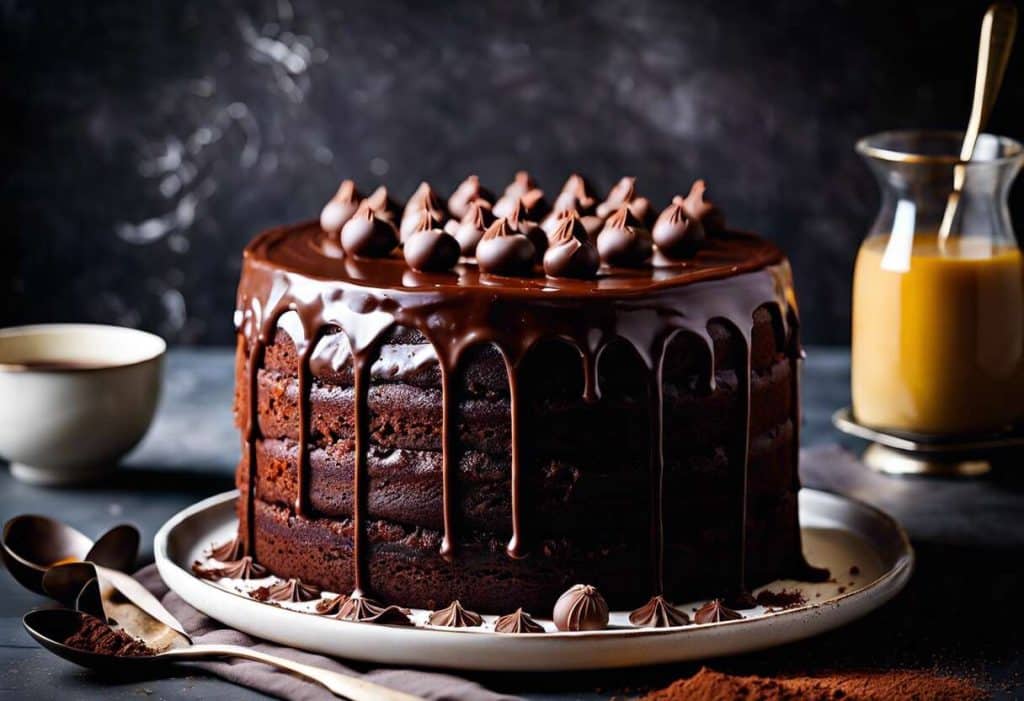 Gâteau au chocolat ultime : infusion de truffe pour plus d'intensité