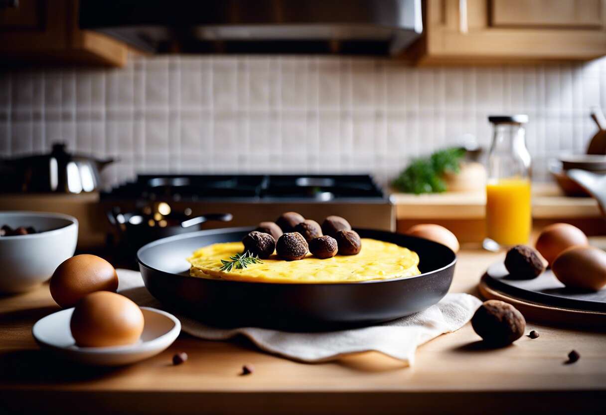 Truffe et œufs : secrets d’une omelette parfaire
