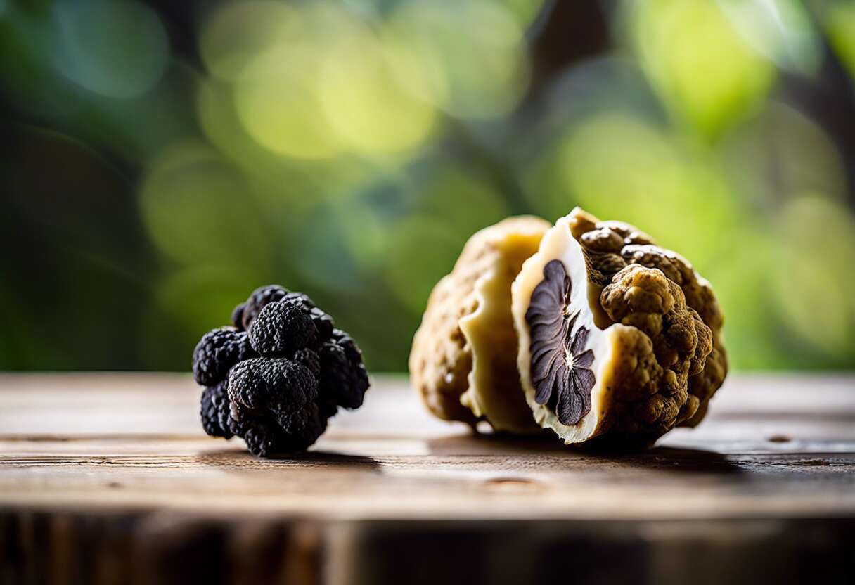 Truffe blanche vs truffe noire : comprendre les différences