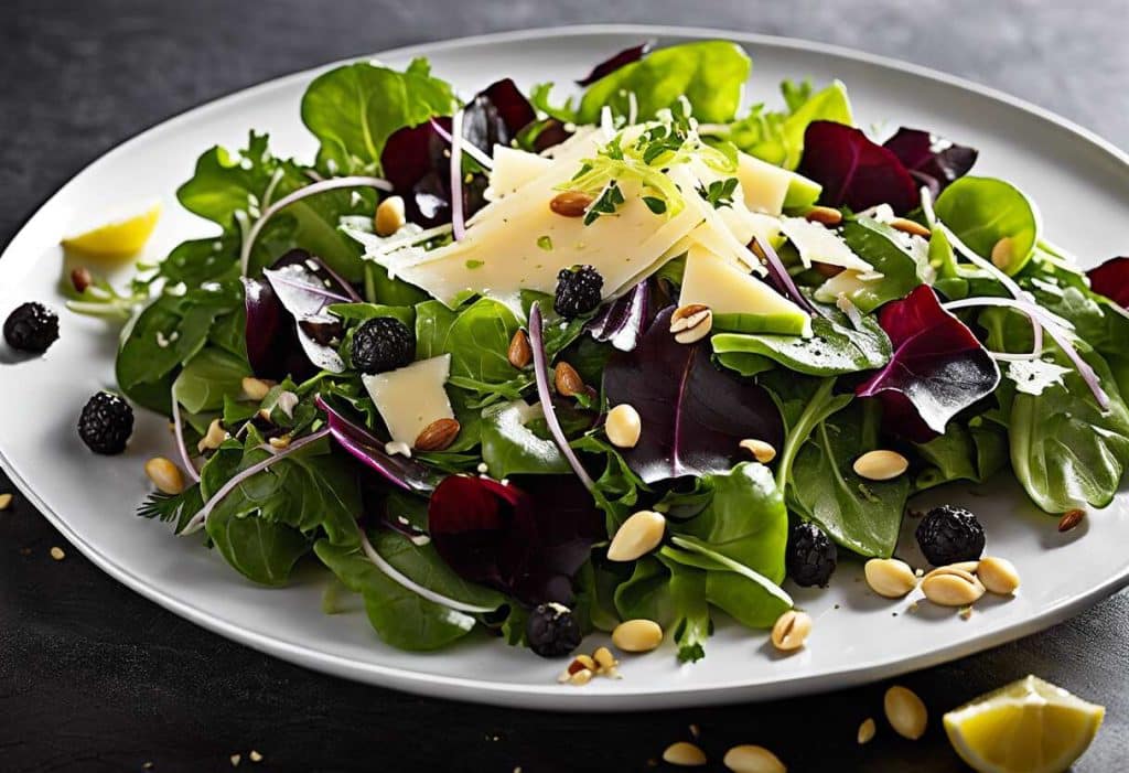 Salades gourmandes : ajouter une touche de luxe avec des lamelles de truffe