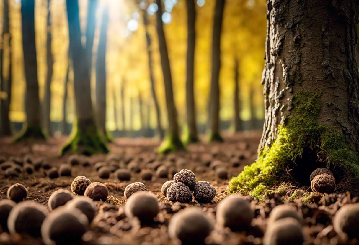 La symbiose avec les arbres : clé de la production truffière
