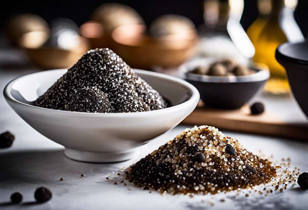 Utilisations culinaires et créatives du sel noir à la truffe
