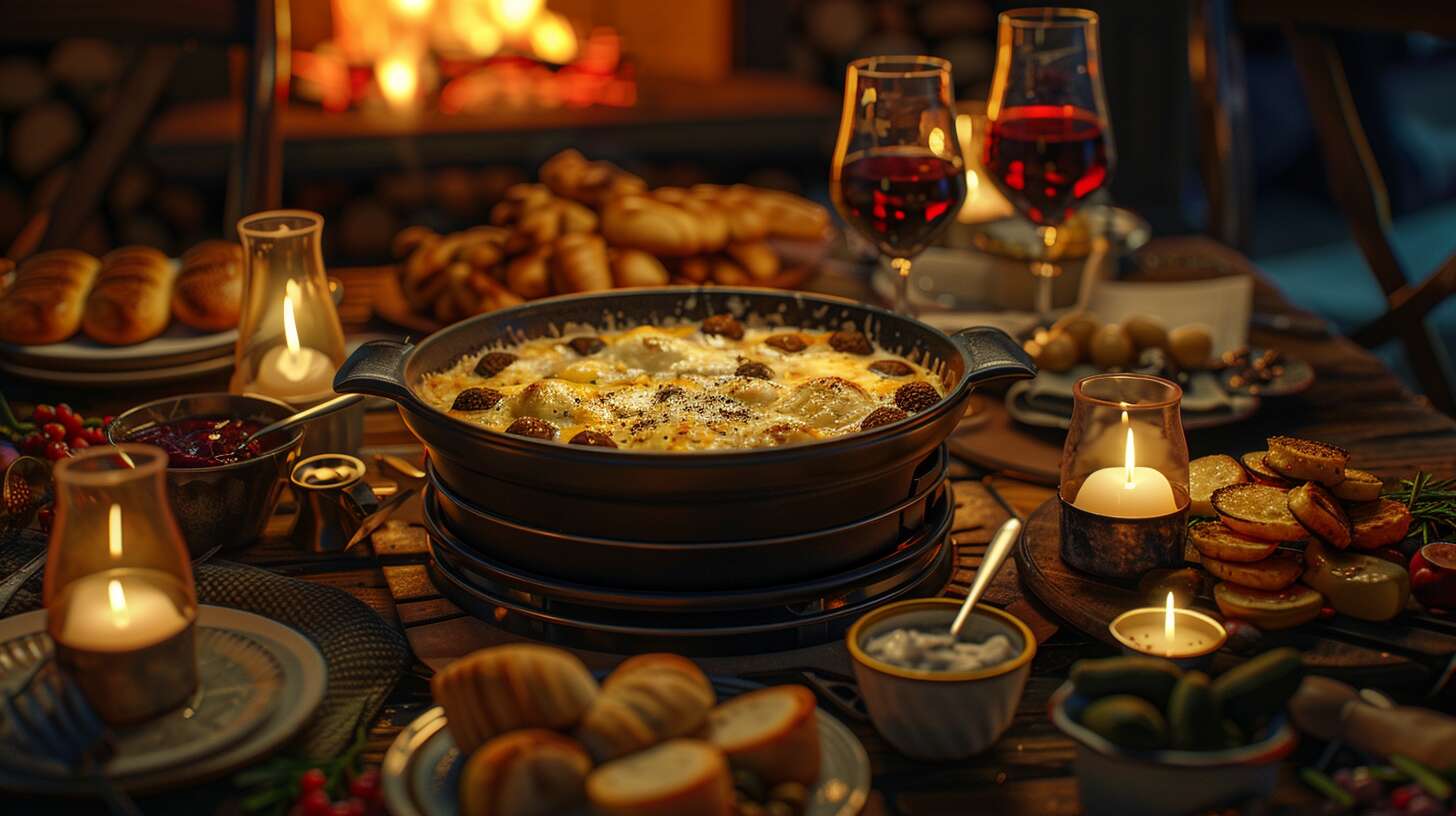 Accords parfaits : sélectionner les meilleurs accompagnements pour votre raclette ou fondue à la truffe