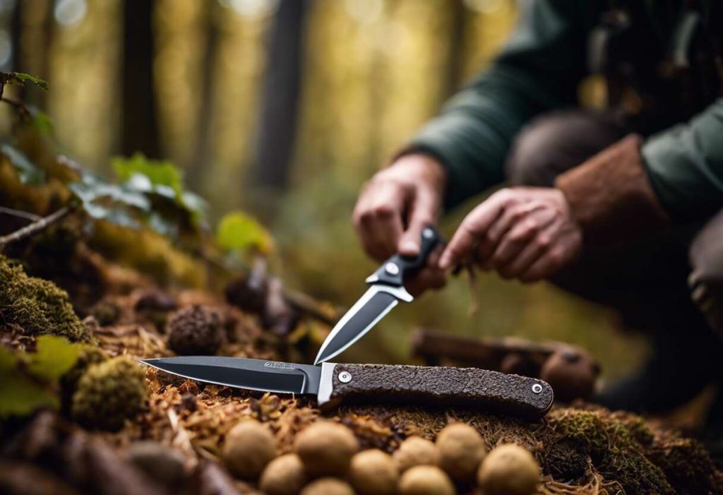 Couteaux pliables versus fixes pour la récolte des truffles : avantages comparatifs