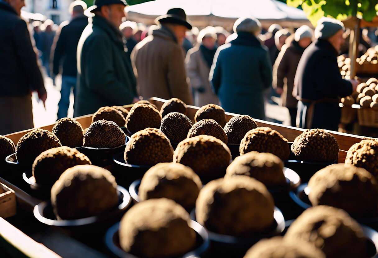Découverte gourmande : les marchés de truffes incontournables en France