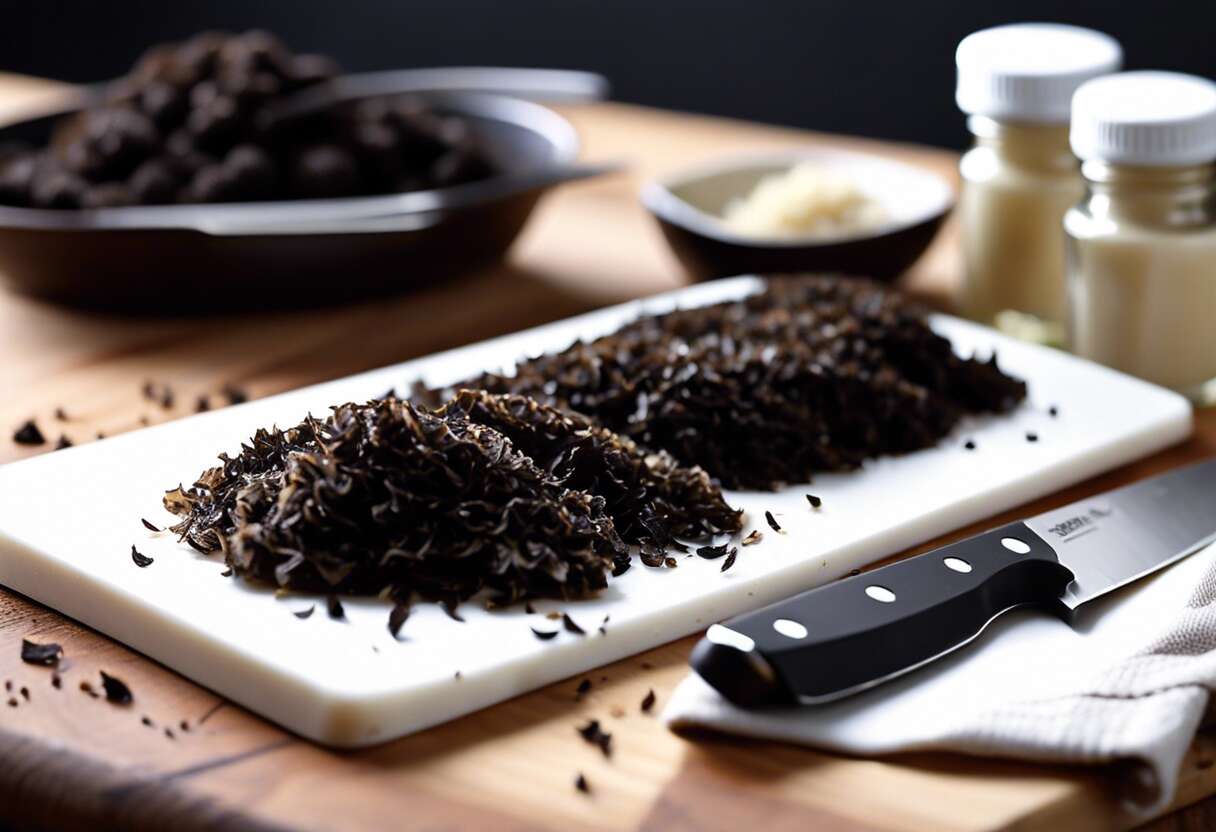 Le nettoyage et la préparation des truffes noires : la base d'une dégustation réussie