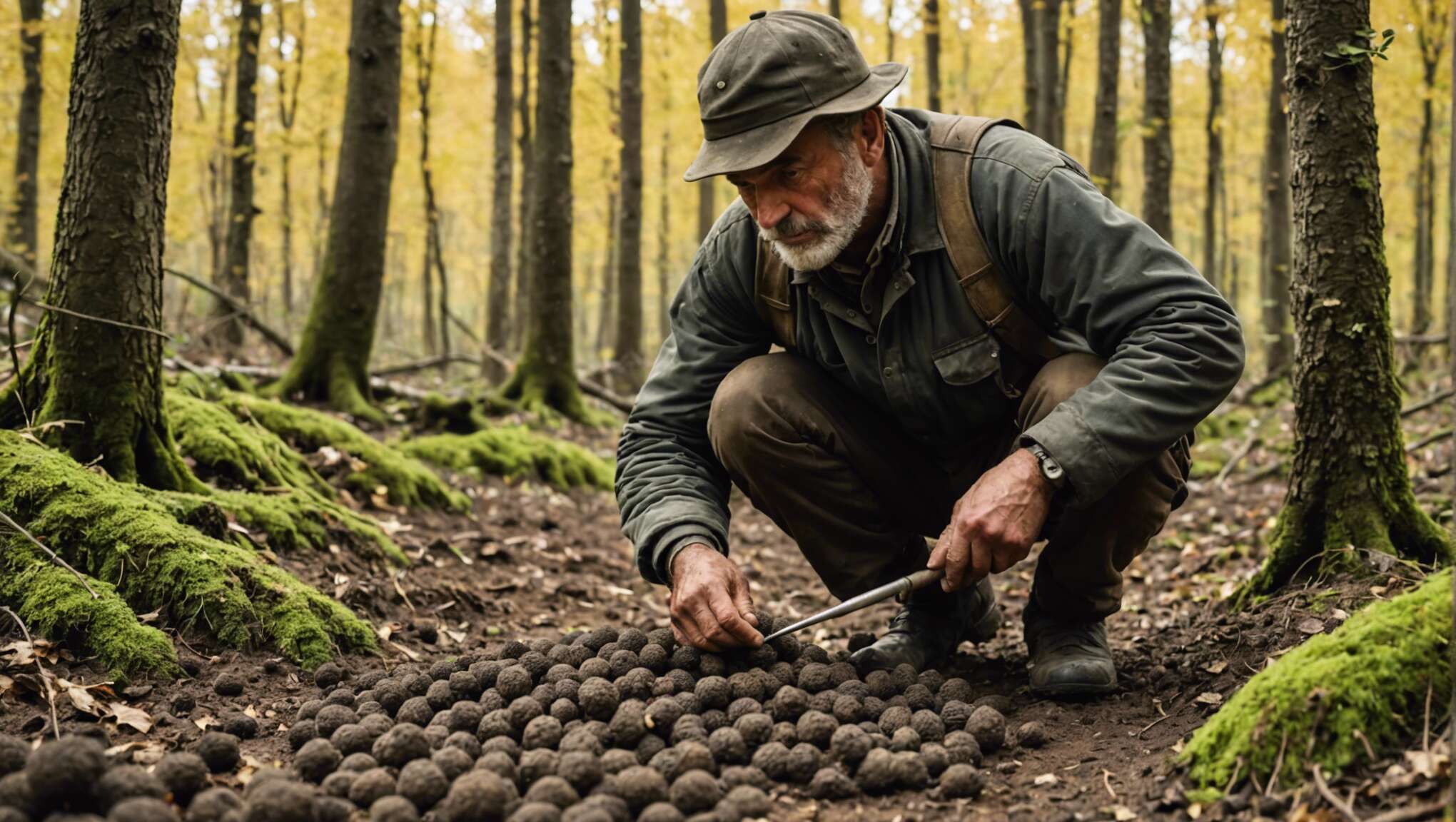 Techniques de récolte traditionnelles : l'art de la chasse à la truffe
