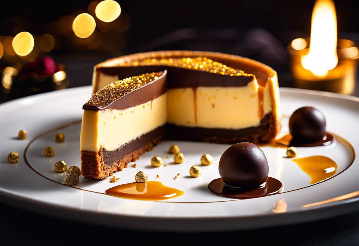 Cheesecake revisité : l'audace de la truffe dans un dessert classique