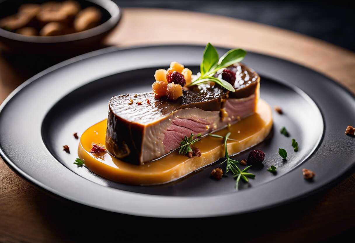 Les secrets d'une présentation raffinée du foie gras à la truffe