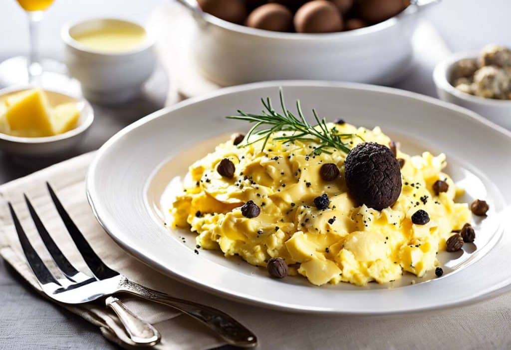 Comment préparer une savoureuse brouillade provençale aux truffes ?