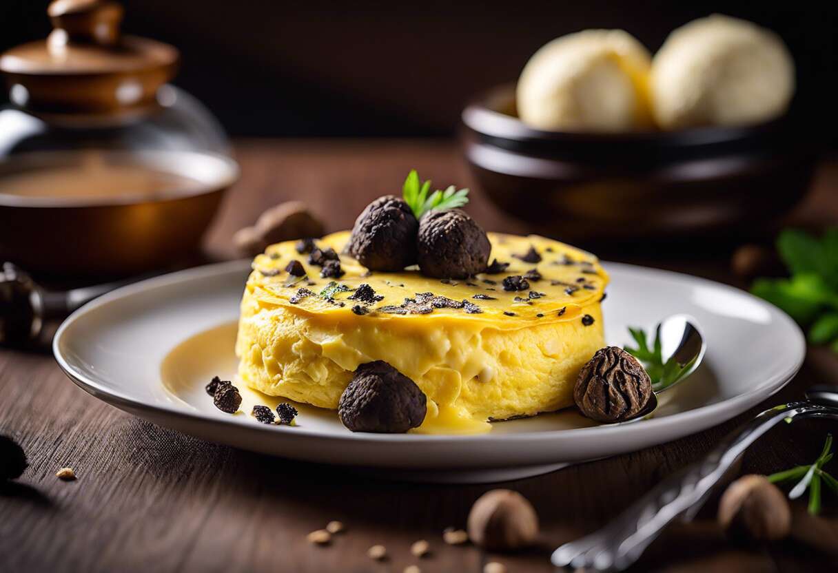 Recette d'omelette à la truffe noire : saveurs de luxe en cuisine