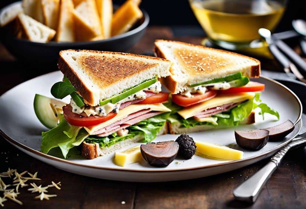Comment préparer un club sandwich inoubliable à la truffe et au comté ?